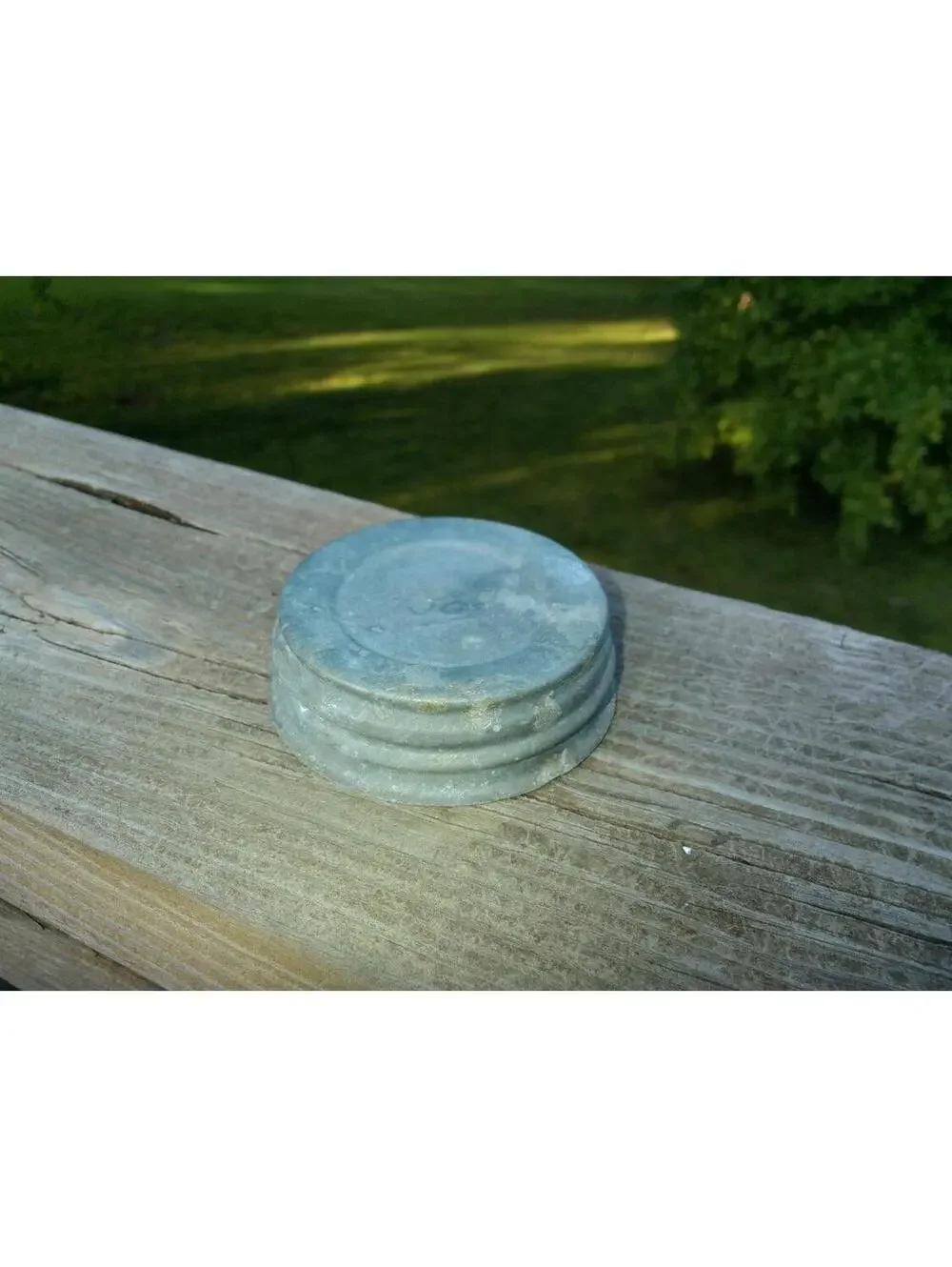 Zinc Lids, Four Vintage Zinc Canning Jar Lids, Antique, Glass insert, Mason Ball